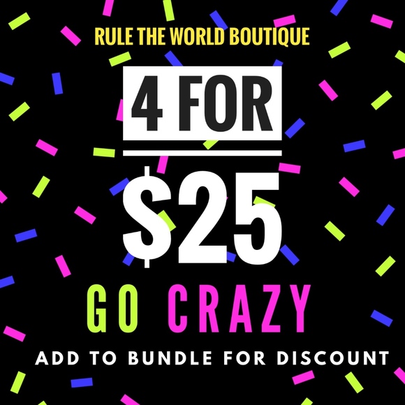 4 for $25 SALE!!!! 4 Piece Beaded Charm Bracelets - Picture 4 of 4